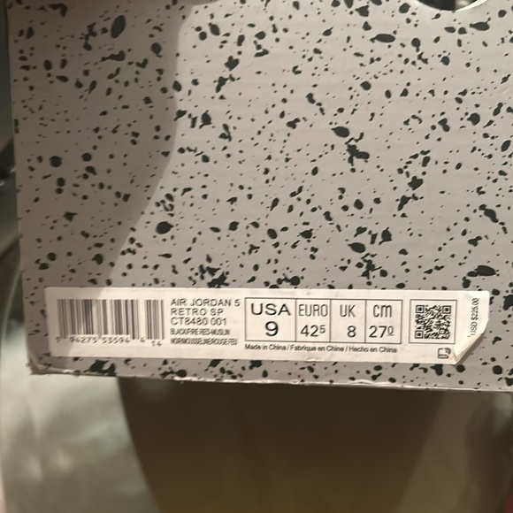 Jordan 5 off white muslin (Chas) - Picture 3 of 8